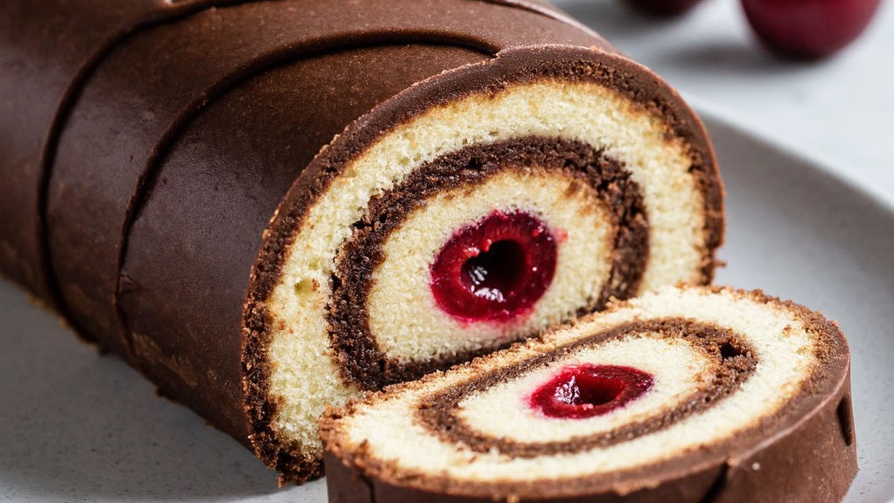 Главная картинка новости: Мой секрет идеального бисквита: такой «Черный лес» стал нашей семейной легендой — готовим тающий рулет