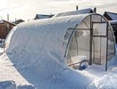 Теплицу замело снегом? Иногда это польза, а иногда — риск
