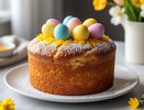 Быстрый лимонный кулич без дрожжей: сочный, ароматный и готовится за час