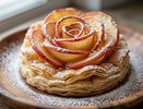Розочки из яблок и слоёного теста: простая выпечка, которая выглядит как шедевр