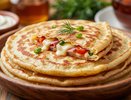 Сырные лепёшки на кефире с зеленью и колбасой без духовки: идеальный быстрый завтрак для тех, кто занят