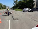 В Каменске-Уральском мотоциклист попал в больницу после тройного столкновения на перекрёстке