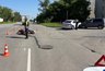 В Каменске-Уральском мотоциклист попал в больницу после тройного столкновения на перекрёстке