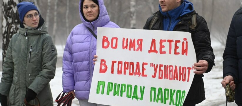 Нет, застройке: жители Екатеринбурга вышли на защиту парка