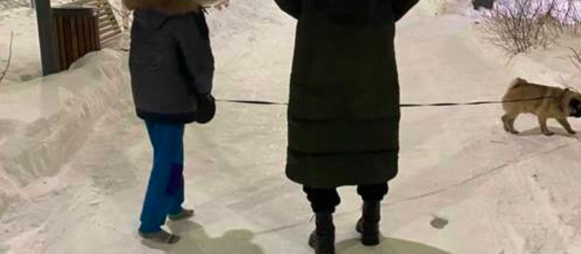 В носках по снегу: в Солнечном мать заставила ребенка гулять почти босиком в 20-градусный мороз