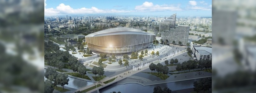 В Екатеринбурге началось строительство ледовой арены на месте снесенной телебашни