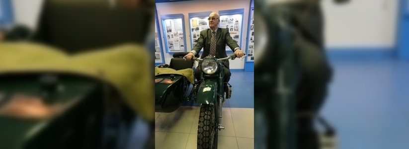Ветеран ГАИ Петр Решетнюк передал музею легендарный патрульный мотоцикл - 17 февраля 2015