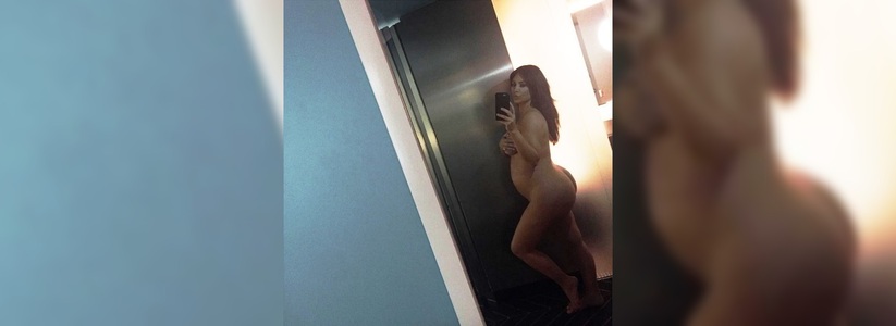 Беременная Ким Кардашьян сфотографировалась обнаженной - фото - 12 августа 2015