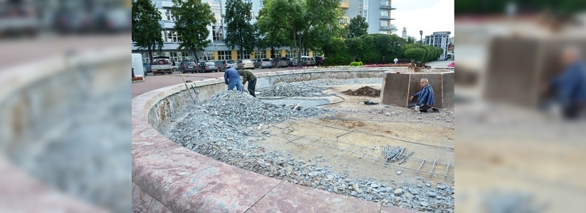 Фонтан «Каменный цветок» в Екатеринбурге увезли на реконструкцию - 13 августа 2015