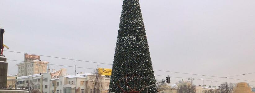 В Екатеринбурге собрали главную новогоднюю елку