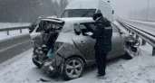 Массовое ДТП на трассе М-12 под Первоуральском: столкнулись 6 автомобилей, есть пострадавший