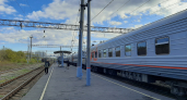 В Екатеринбурге сгорел вагон на ЖД путях
