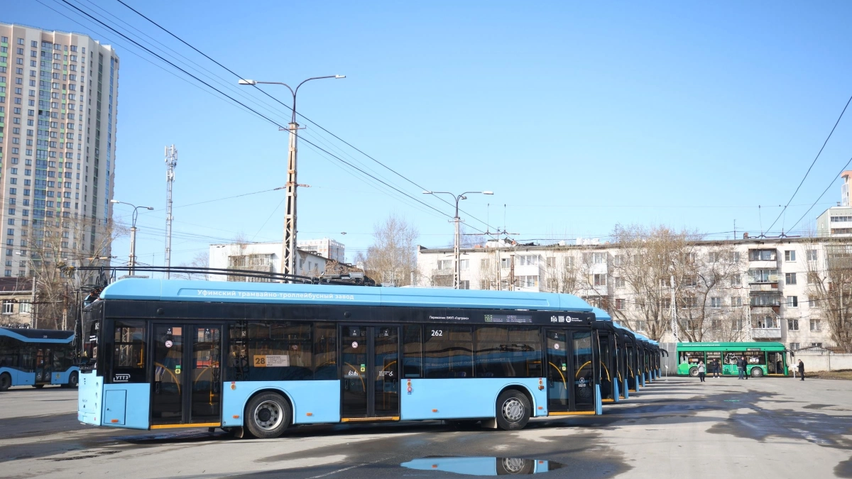 Как в Европе: в Екатеринбурге показали 55 новеньких троллейбусов с кондиционерами и USB за 1,3 миллиарда