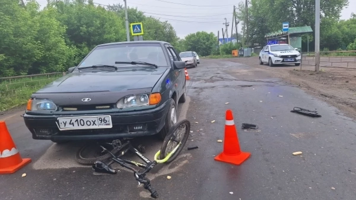 В Алапаевске на «зебре» сбили 11-летнего велосипедиста — мальчик в больнице