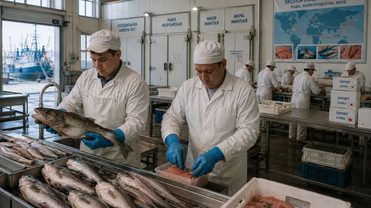 Из Екатеринбурга в ОАЭ отправили почти 300 кг рыбы и морепродуктов местного производства 