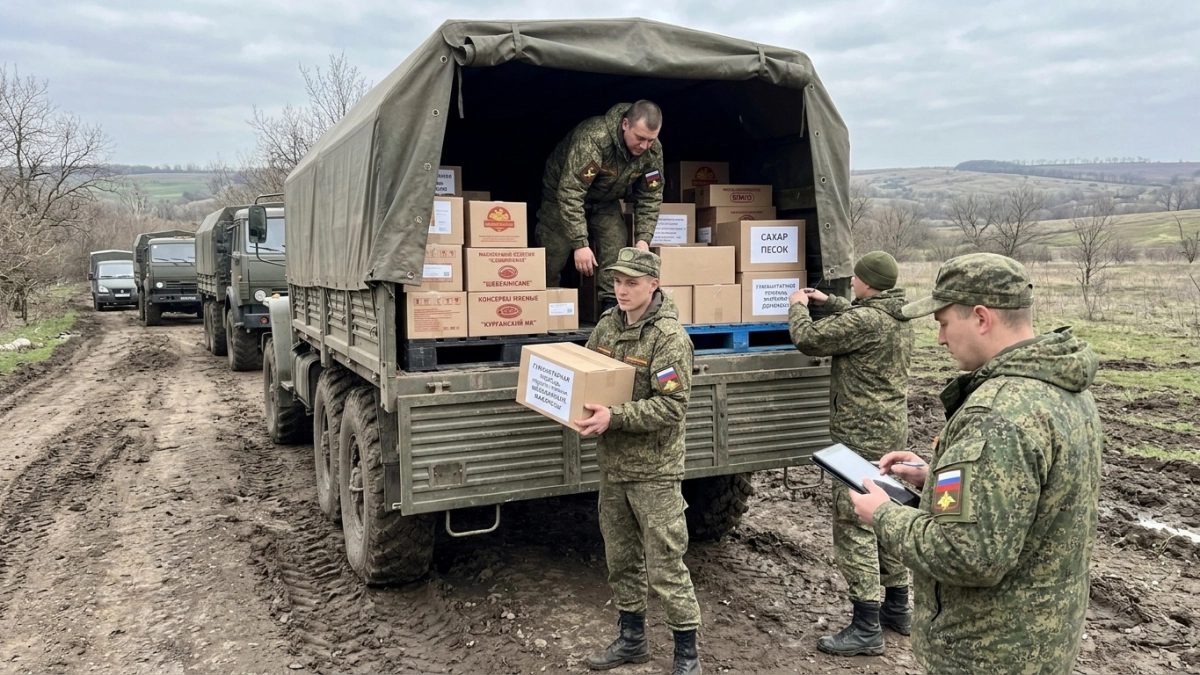 Из Екатеринбурга в зону СВО отправили 60 тонн гуманитарной помощи