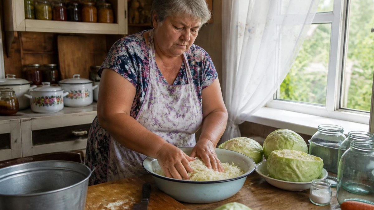 Квашеная капуста «Хрустальная»: добавила один секретный ингредиент — теперь семья просит делать бочками