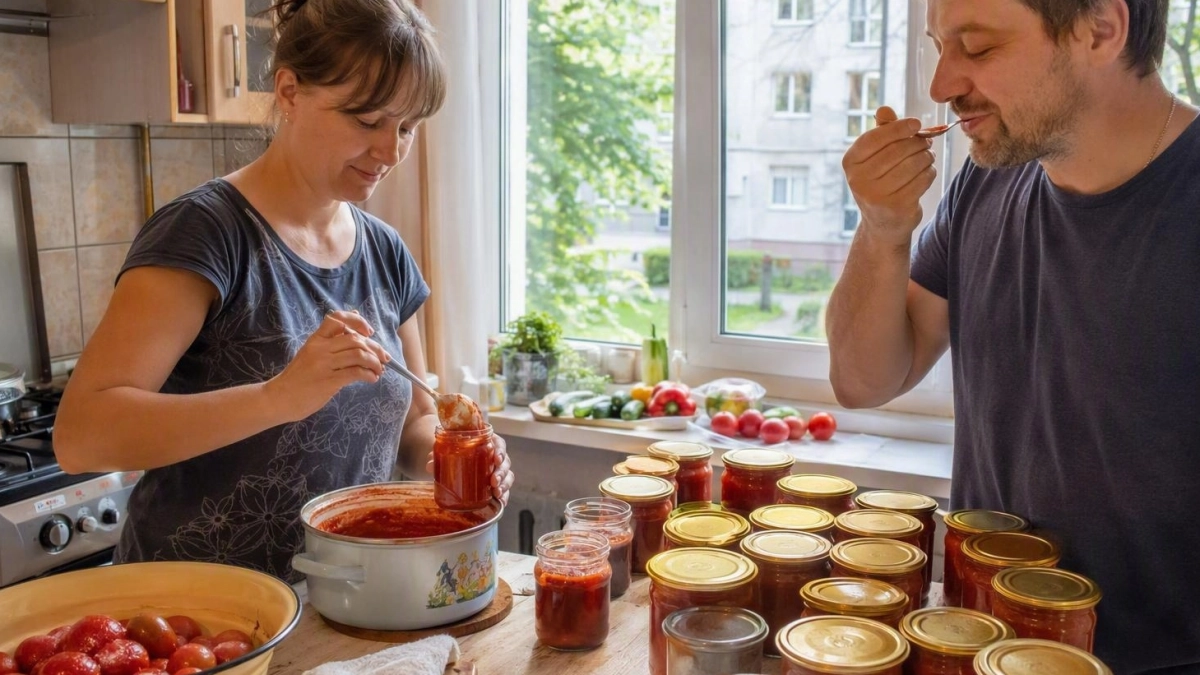 Никогда не варю аджику часами: закатываю „Кобру“ — муж уплетает банку за вечер 