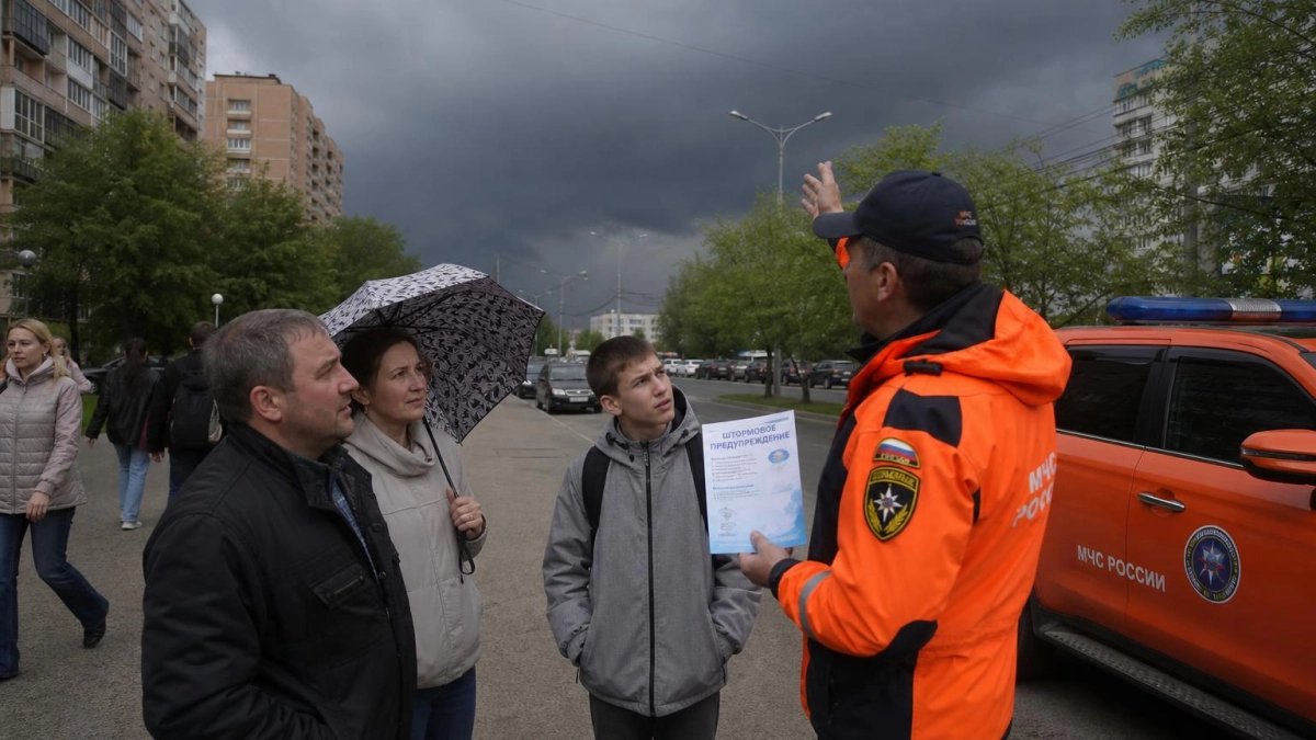 МЧС объявило штормовое предупреждение из-за сильных ливней в Свердловской области