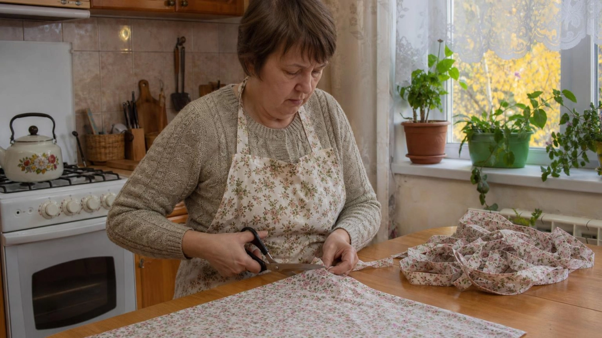 Старые наволочки достаю из бабушкиного сундука и пускаю в дело: 5 полезных вещей для кухни и порядка